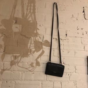 Leather coach mini purse